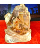 Vtg. Glass praying hands~Faith lights the way~From the In Gods light col... - £21.79 GBP