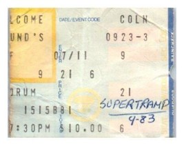 Supertramp Concerto Ticket Stub Settembre 23 1983 Inglewood California - $49.48