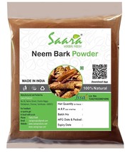 Organic Neem Bark Powder Neem Chhal Powder Free Shipping Worldwide - £13.42 GBP