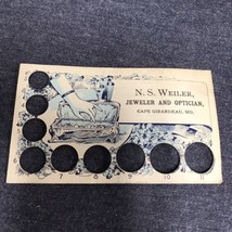 Vintage N S Weiler Jewelry Optician Ring Sizer Advertising CAPE GIRARDEA... - £11.83 GBP