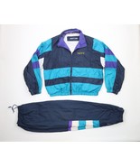 Vtg 90s Streetwear Mens L Spell Out United States Navy Windbreaker Track... - £77.81 GBP