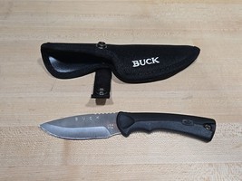 Buck 673-BK Bucklite Max Knife w/ Sheath Hunting Hiking Camping Black - $18.53