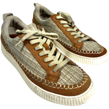 Dolce Vita women&#39;s Nicona Brown Multi-Woven/Leather Sneakers sizze 8.5 - $473.59 MXN