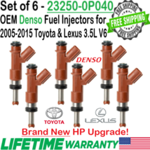 NEW Denso 6Pcs OEM HP Upgrade Fuel Injectors for 2007-2011 Toyota Sienna 3.5L V6 - £231.93 GBP