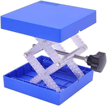INTLLAB Lab Jack Laboratory Lift Stand Table (4&quot; X 4&quot;) Lift Table, Loadi... - $19.56