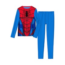 SPIDER-MAN Insulating Warm Underwear Pants &amp; Top Set Boys Size 8-10 or 1... - $12.94
