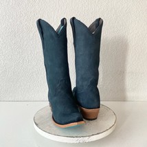 Lane EMMA JANE Womens Cowboy Boots 9 Navy Blue Suede Western Cowgirl Mid... - $173.25
