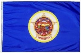 State of Minnesota MN 4x6 Foot Flag Banner (150D Super Polyester) - $19.88