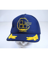 Vintage Lockwood Industries Snapback Hat Trucker Foam Mesh Blue Scramble... - $391.64 MXN