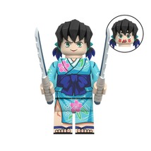 Demon slayer inosuke as girl minifigures weapon and accessories lego compatible   copy thumb200