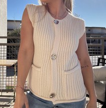 1 The Woman Calli Sweater Vest Size L - $31.68