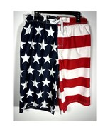 ocean pacific OP boys swim trunk XXL (18) USA flag - $27.55