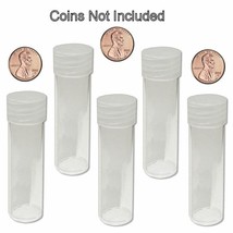 Round Penny Coin Tubes 19mm by BCW 5 pack - £6.55 GBP