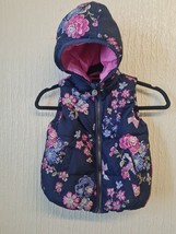 Joules Blue And Pink Flowery  Sleeveless Jacket For Girls 5yrs Express S... - £17.57 GBP