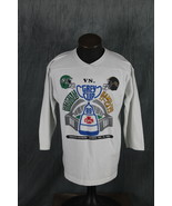 CFL Sweater (VTG) - 1989 Grey Cup Logo 3/4 Sleeve - Men&#39;s XL - $1,749.00 MXN