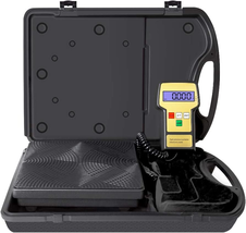 Electronic Digital Refrigerant Charging Weight Scale with Case for HVAC 220LB - £128.43 GBP