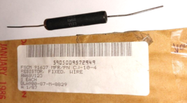 Dale 12 ohm RESISTOR rw68v123 cw-10-4 MILITARY SURPLUS - $1.38