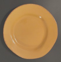 PIER 1 Elemental Earthenware Honey Gold Asymmetrical Shaped Dinner Plate... - $10.56