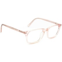 Warby Parker Eyeglasses Welty 600 Transparent Pink Rectangular Frame 52[... - $69.99