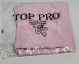 Small Tank Top Shirt 100% Cotton A-Shirt Light Pink Top Pro - £4.24 GBP