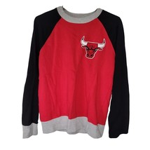 Chicago Womens XS Bulls Sweatshirt Youth Medium Red Black Gray Vintage Y2K - £22.94 GBP