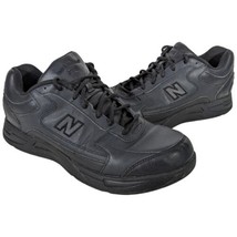 New Balance 576 Black Leather Walking Dsl-2 Comfort Lace Up Shoes Mens 11.5 D - £39.52 GBP