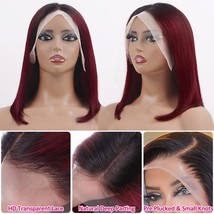 Women&#39;s front lace headpiece  short straight hair - €53,35 EUR