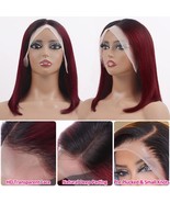 Women&#39;s front lace headpiece  short straight hair - €53,37 EUR