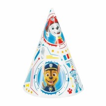 Paw Patrol 8 Ct Paper Cone Party Hats Chase Marshall - $4.05