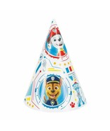 Paw Patrol 8 Ct Paper Cone Party Hats Chase Marshall - £3.18 GBP