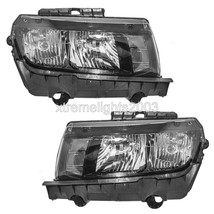 Chevy Camaro 2014-2015 Right Left Halogen Headlights Head Lamps Lights Pair - £304.13 GBP