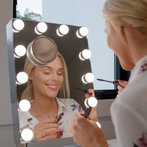 Vanity Mirror With Lights Ihome Hollywood Pro Makeup Mirror Lighted Usb Charger - £136.03 GBP