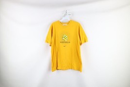 Vtg Nike Total 90 Mens Small Spell Out Center Swoosh Australia Soccer T-Shirt - £34.87 GBP