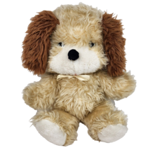 17" Vintage Gund Tan / Brown Fuzzy Puppy Dog Stuffed Animal Plush Toy - £37.09 GBP