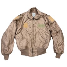 USAF CWU-45/P Cold Weather Flyer&#39;s Jacket Med Desert Tan Flight Bomber N... - $1,824.23 MXN