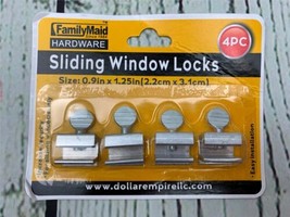 1 X Lot of 4 Pcs Sliding Window Lock - $12.11