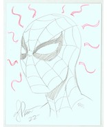 Andy Price Signed Original Marvel Comics Art Sketch ~ Amazing Spider-Man - £19.45 GBP