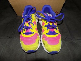 Reebok Exocage Athletic Running Shoes Ortholite AR1667 Size 2.5 Girl&#39;s EUC - £26.26 GBP