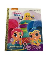 Wish Upon a Sleepover Shimmer and Shine Little Golden Book 2016 Nickelodeon - £7.04 GBP