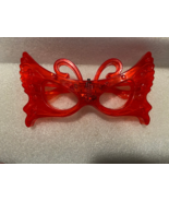 1 Child&#39;s Red w/Flashing Lights Butterfly Glasses 5.5&quot;(NO Lenses) Pre-Ow... - $9.99