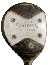 Spalding 2 Wood Sure-Flite 126C Men&#39;s RH Mercury TrueTemper Stiff Steel ... - $18.29