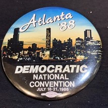Democratic National Convention Atlanta 1988 Political Campaign Button Pi... - $8.91