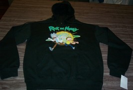 Rick And Morty Cartoon Network Hoodie Hooded Sweatshirt Small New w/ Tag - £39.56 GBP