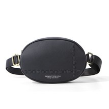 WEICHEN Designer Oval Chest Bag Waist Bag Women Crossbody Bag Leather Ladies Bum - £22.39 GBP