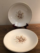 Set Of Two Glamour By American Limoges Sundale G-1 22 K Gold 8” Plates Made USA - £11.26 GBP