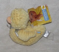 Baby Carters Stuffed Plush Yellow Duck Duckie Chenille Rattle Toy Lovey Nwt New - £23.73 GBP
