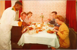 Vtg Postcard Dining Deluxe on the Domeliner, City of Portland, Union Pacific RR - £5.02 GBP