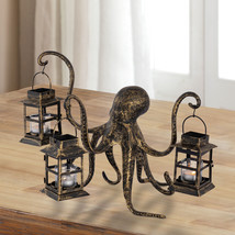 SPI Home Octopus Lantern 13.5&quot; x 13.0&quot; x 13.0&quot; 4.0 lbs. Aluminum - £148.44 GBP