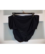 Croft &amp; Barrow Black Swimsuit Bottom Size 22W Women&#39;s NEW - $335.44 MXN