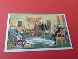 1956 TOPPS  U.S. PRESIDENTS # 2   DECLARATION  OF  INDEPENDENCE    SOME ... - £149.50 GBP